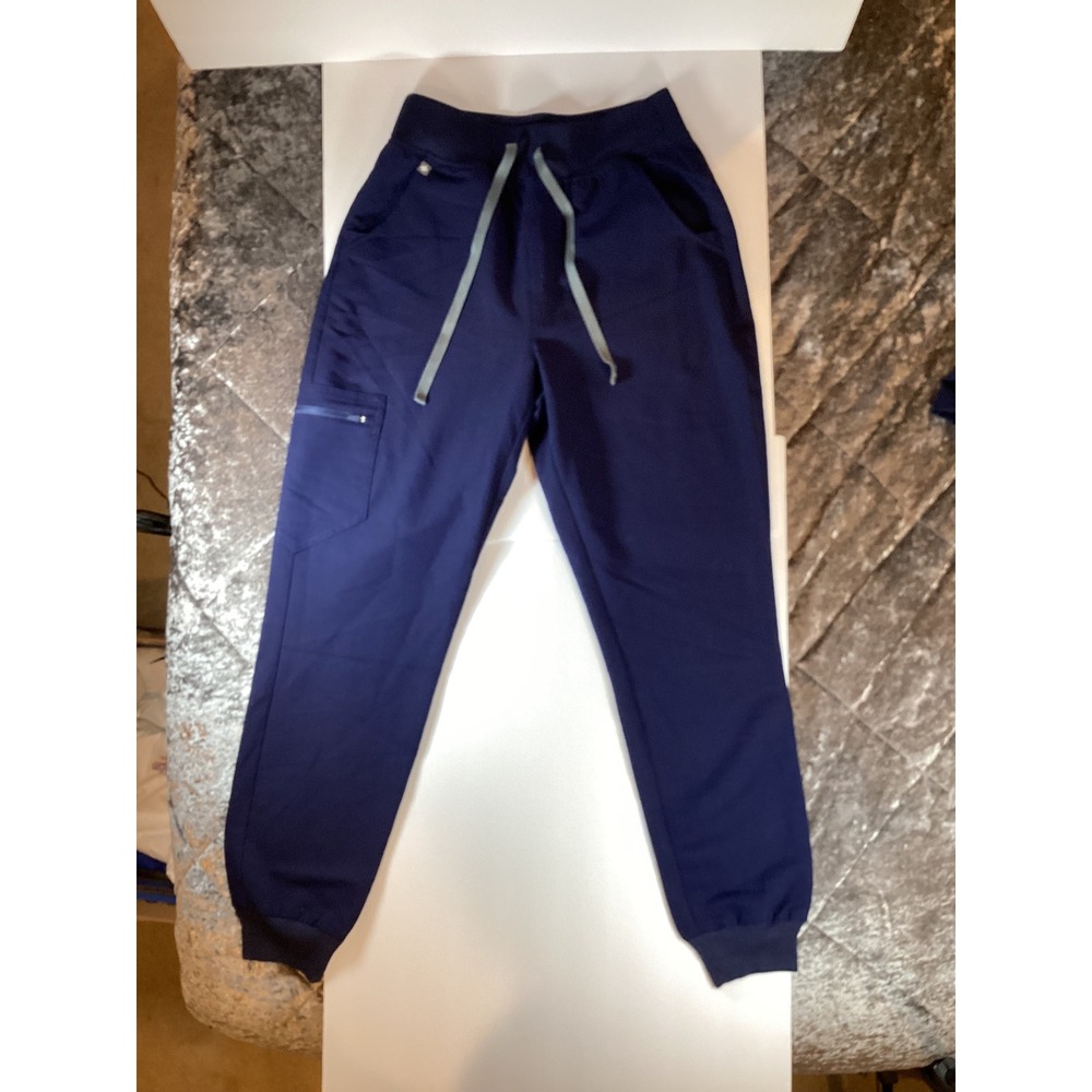 FIGS High Waist Zamora Jogger Wmn's Size Small Navy Blue EUC